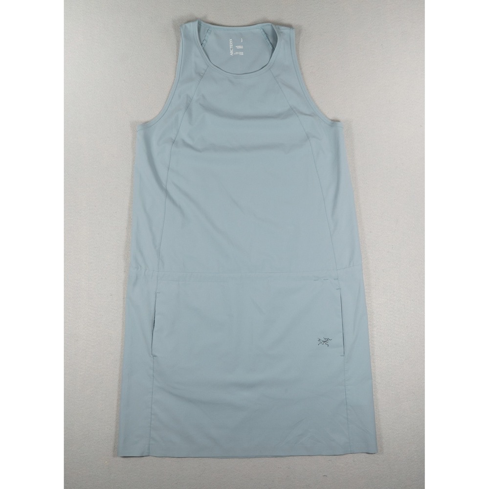 Arcteryx Contenta Dress Womens Small Blue Grey Sleeveless Hiking Travel Casual